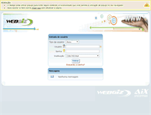 Tablet Screenshot of aluno.cjav.com.br